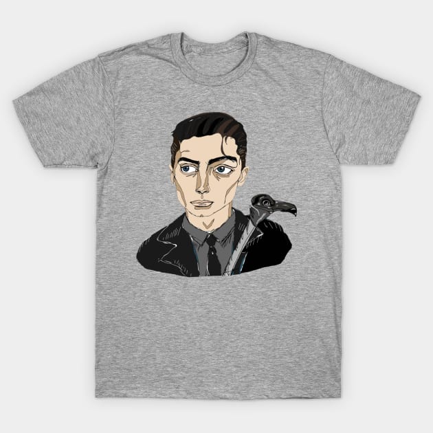 Kaz Brekker Line Art T-Shirt by bailezell